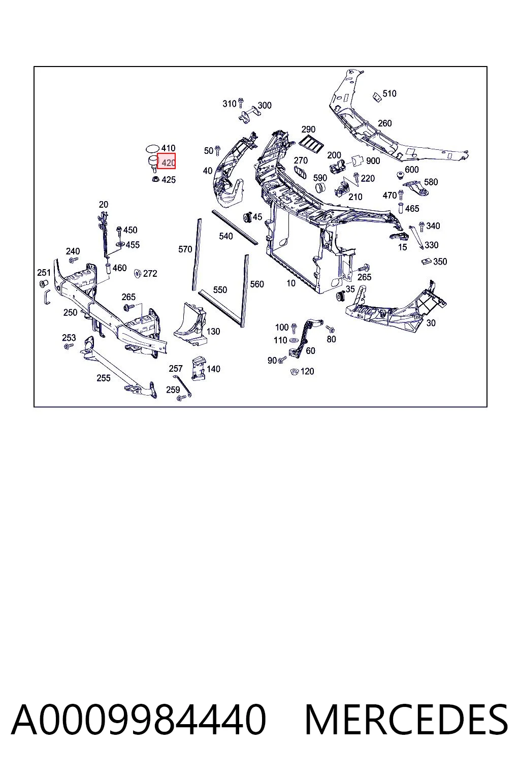 A0009984440 Mercedes