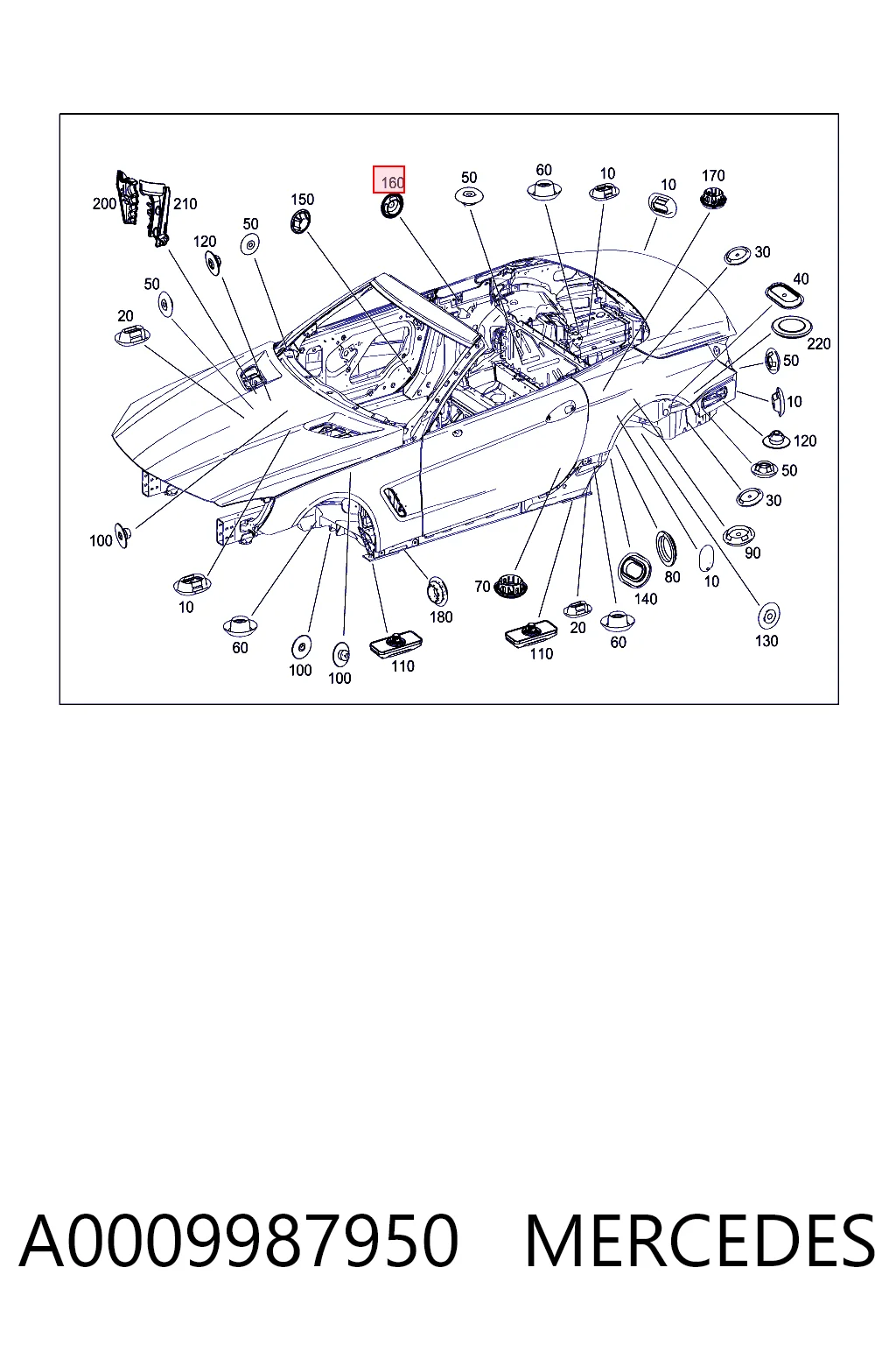 A0009987950 Mercedes