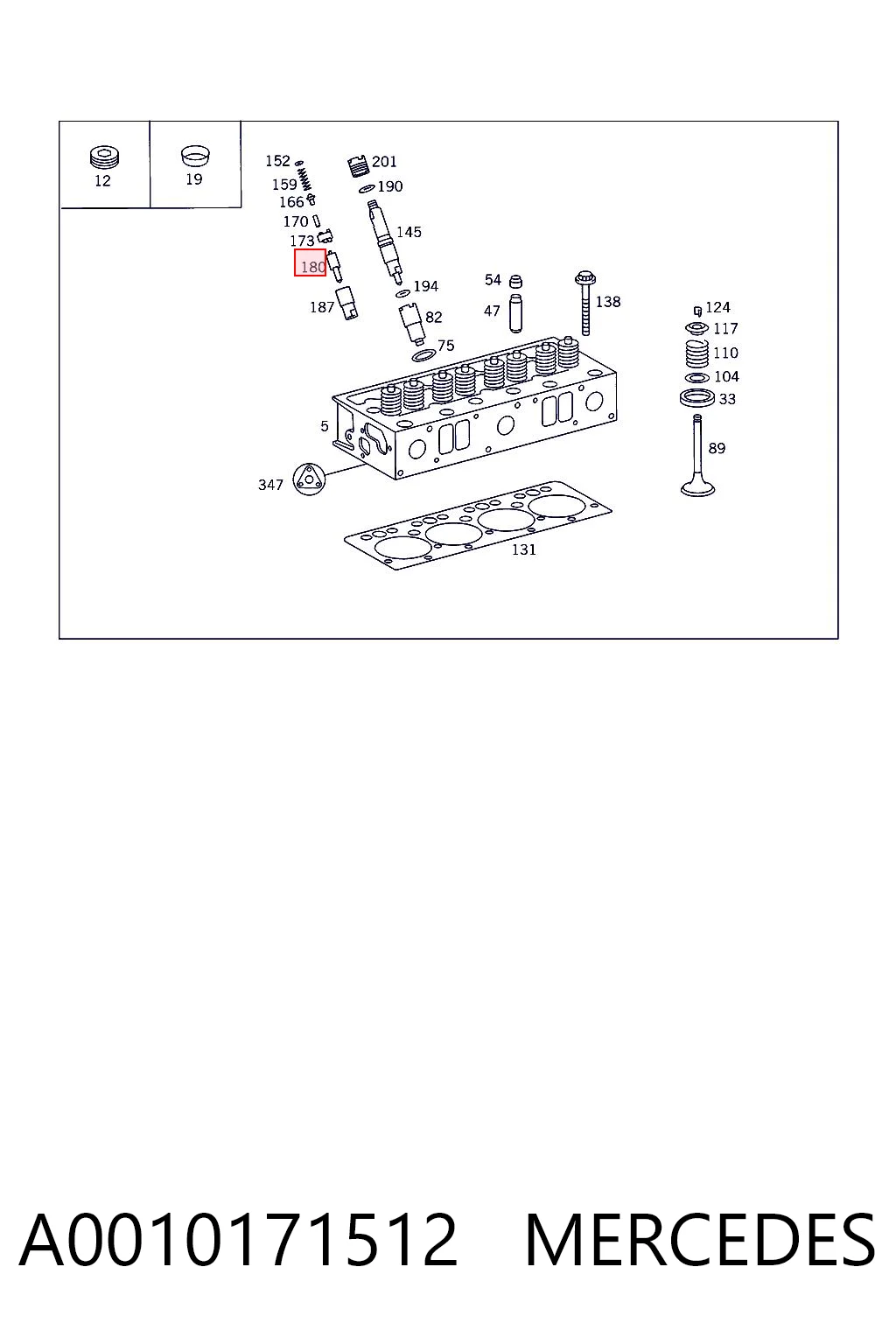A0010171512 Mercedes