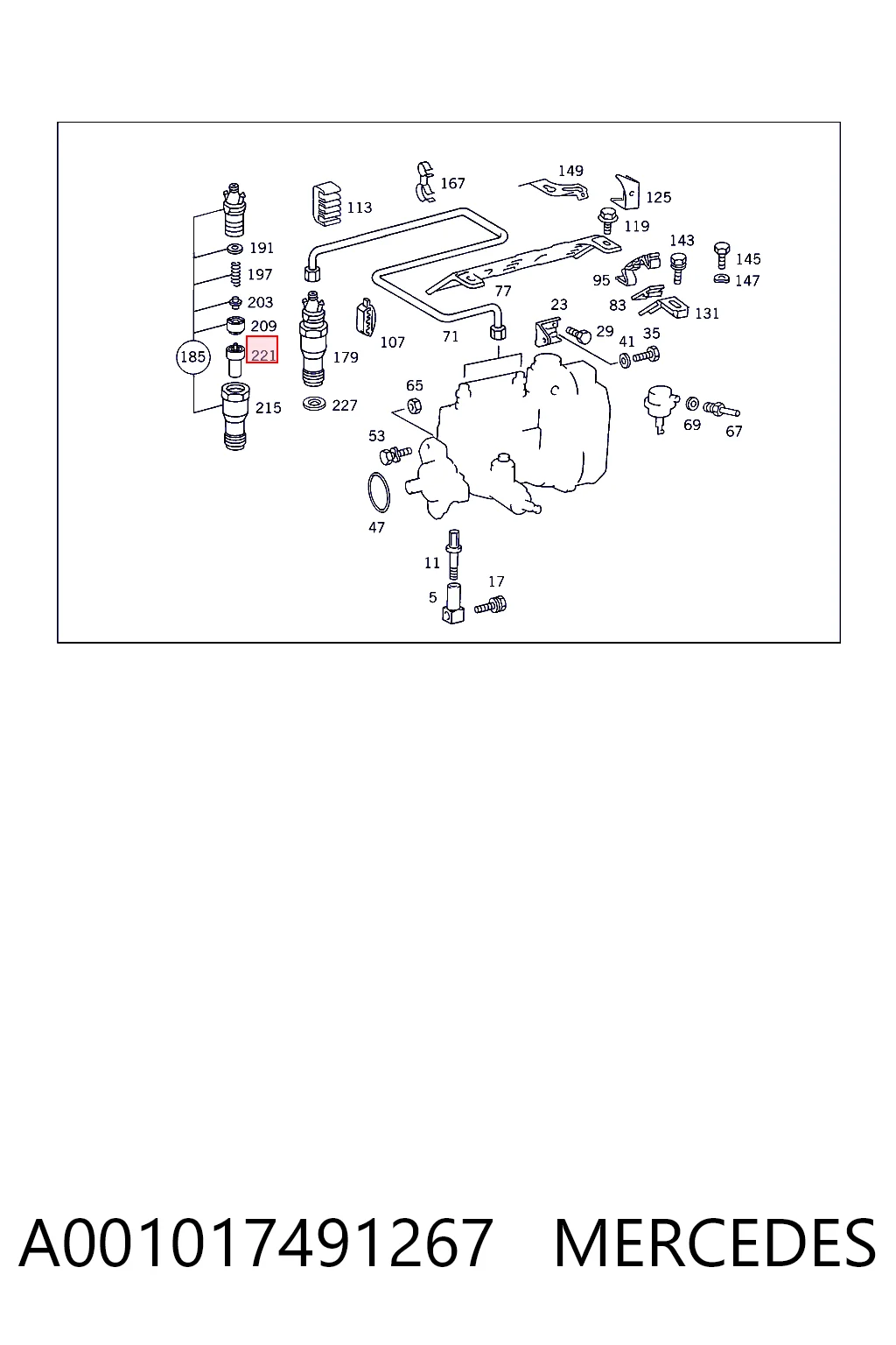 A001017491267 Mercedes