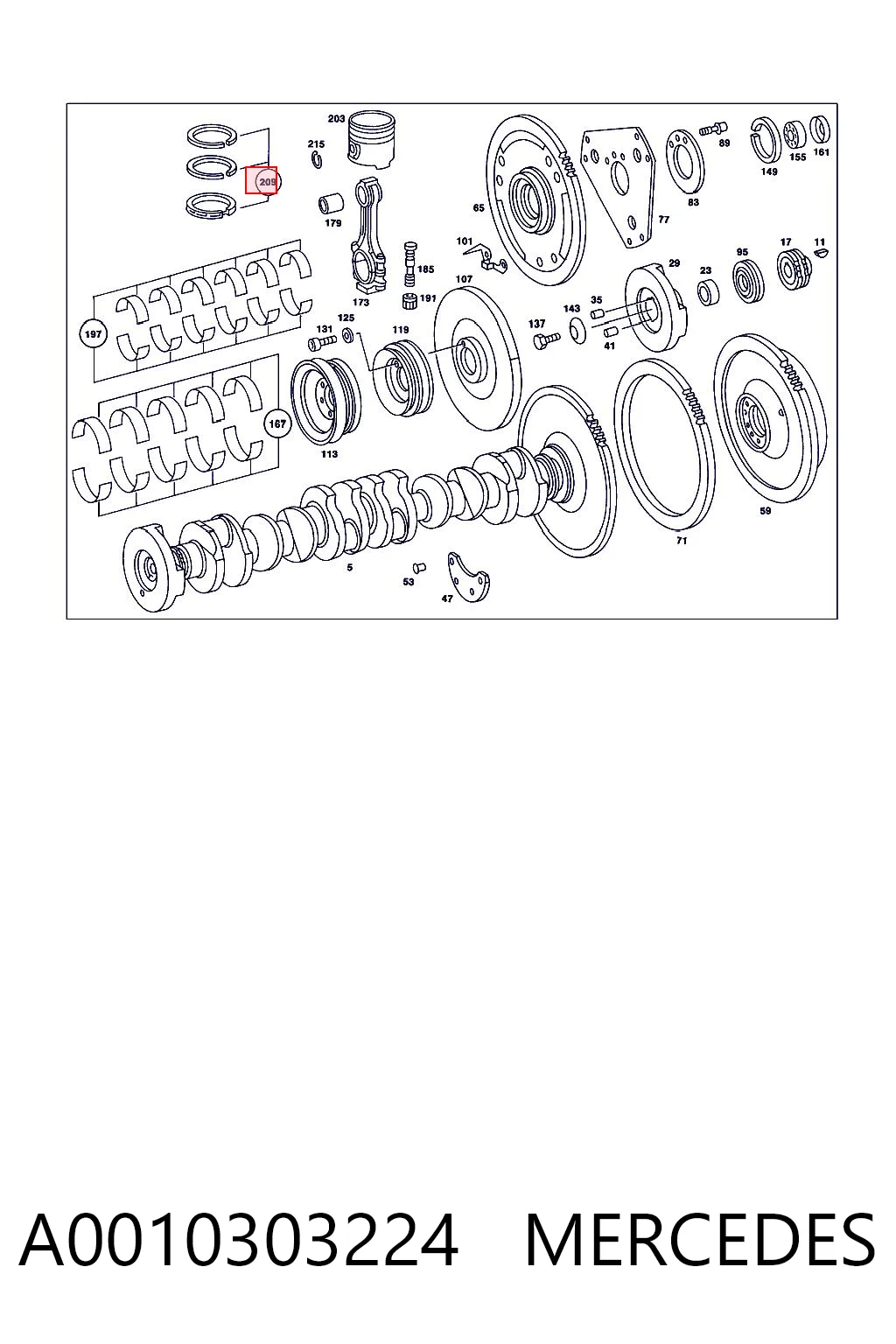 A0010303224 Mercedes