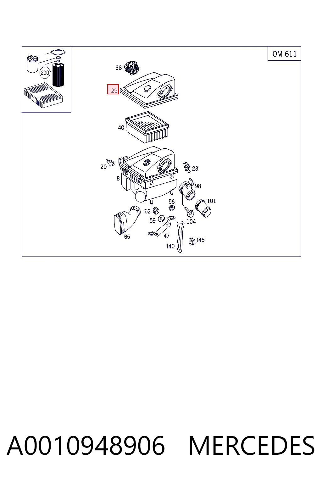 A0010948906 Mercedes