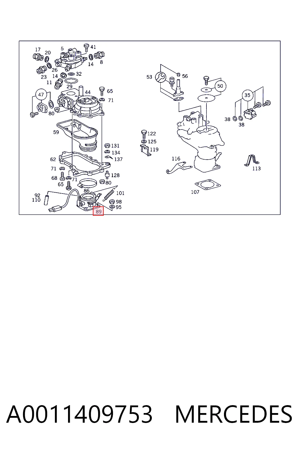 A0011409753 Mercedes