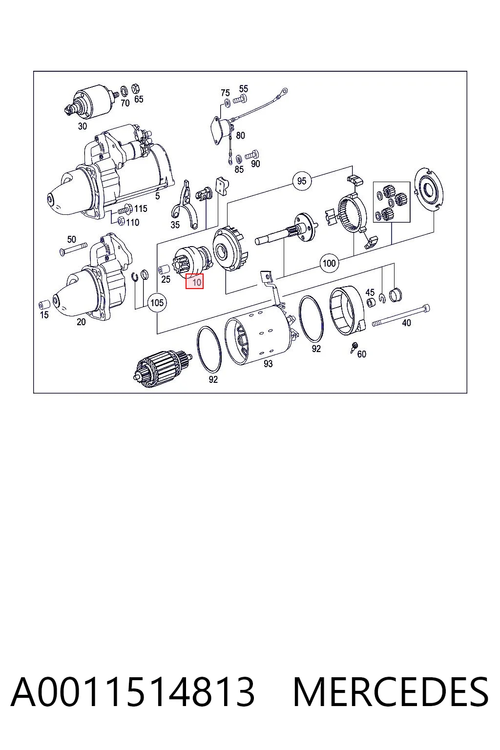 A0011514813 Mercedes