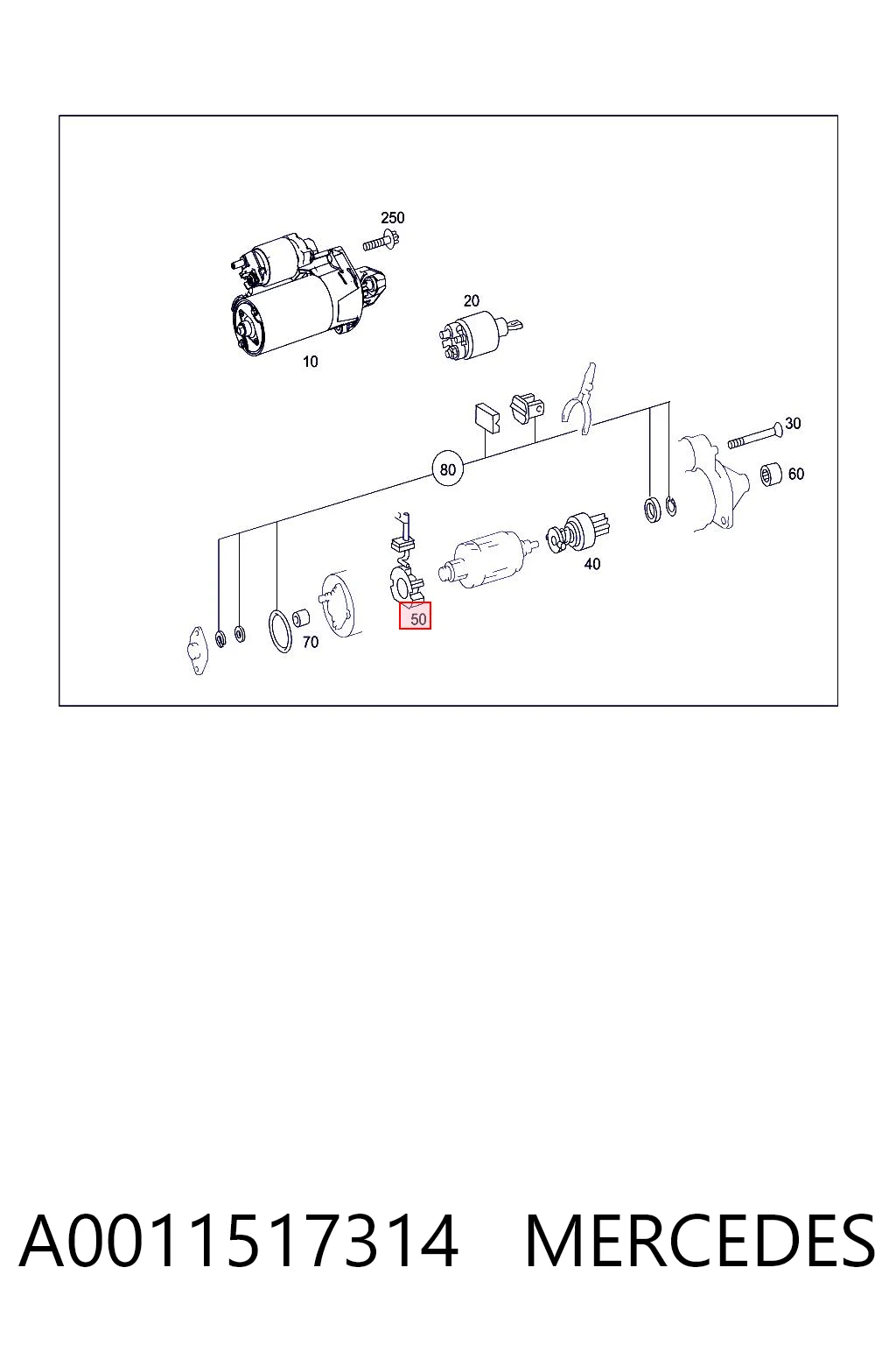A0011517314 Mercedes