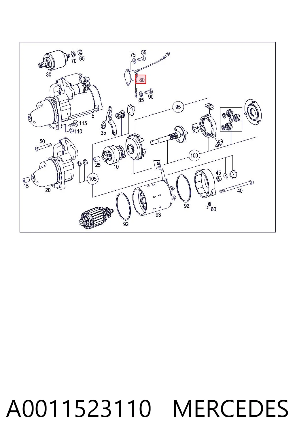 Comprar MSX1001 Mahle Original Interruptor magnético de arranque