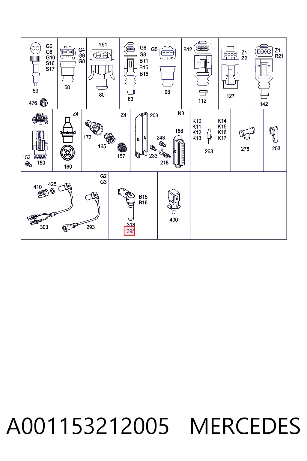 Sensor ckp Mercedes Benz Truck TRUCK ATEGO II camión plataforma/chasis comprar en España