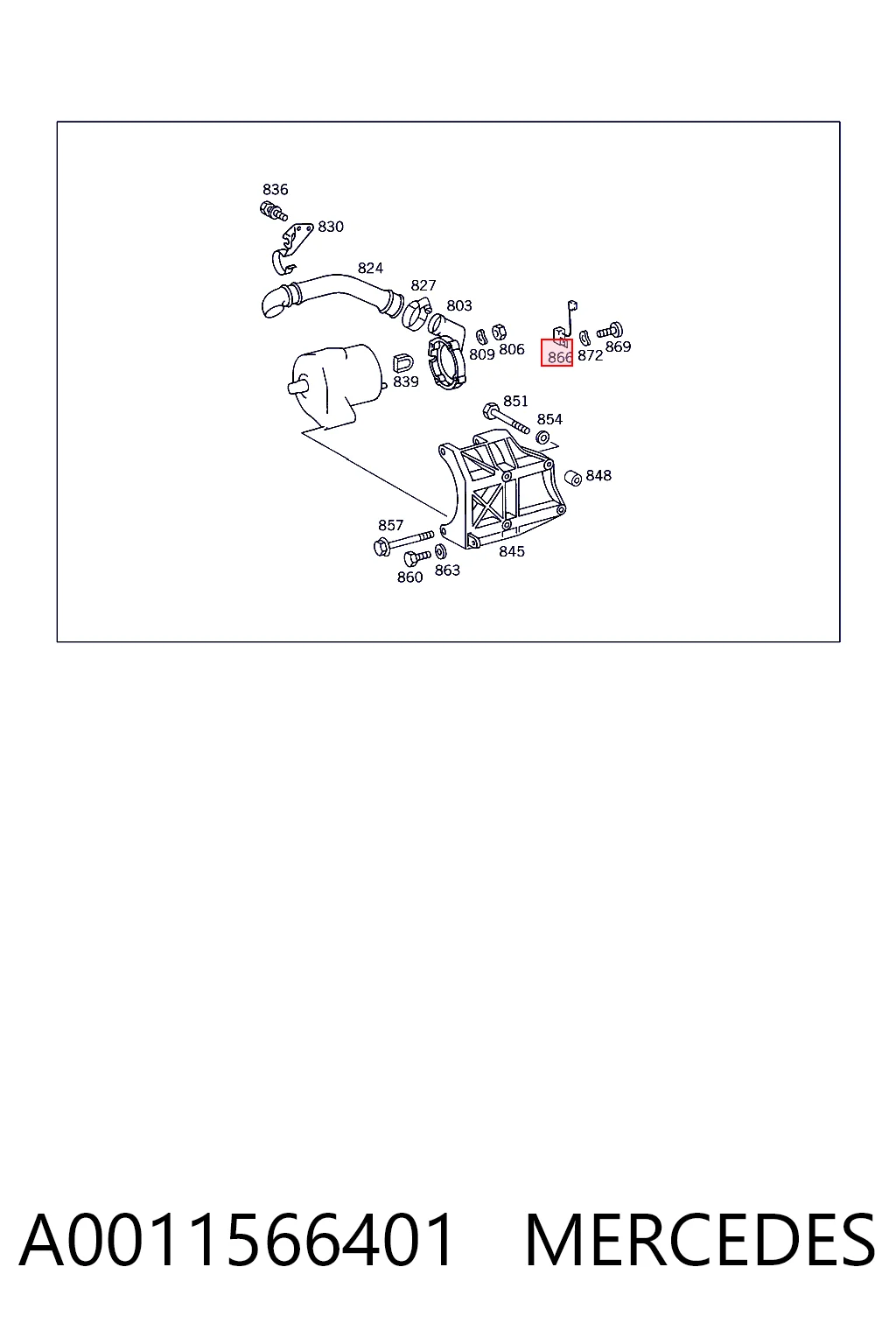 A0011566401 Mercedes