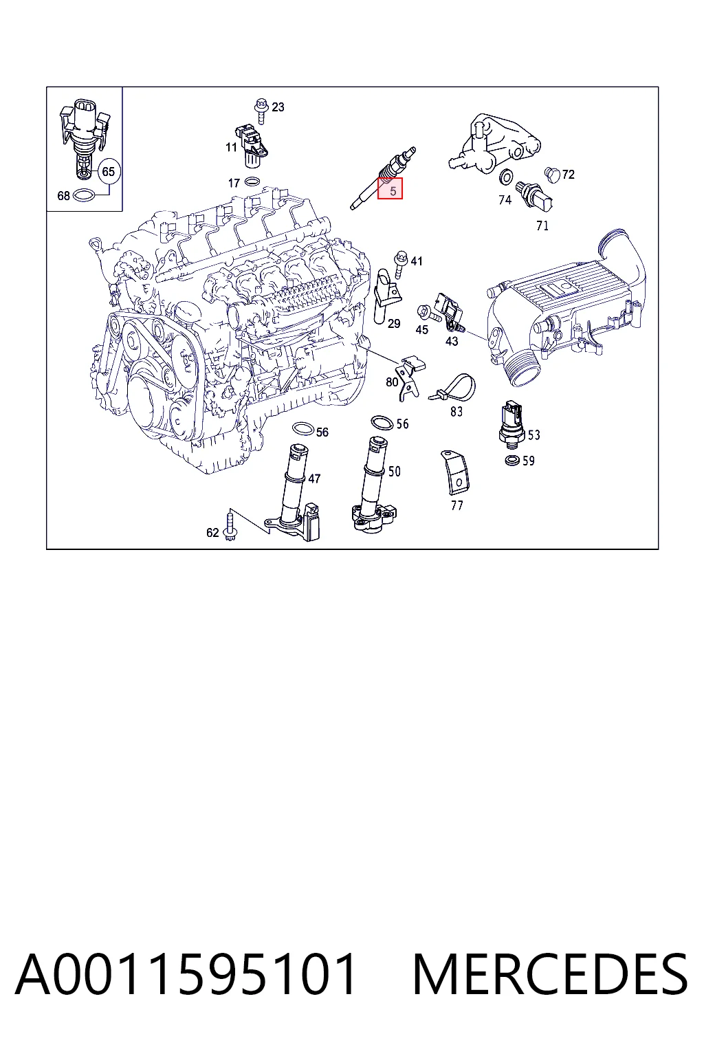 A0011595101 Mercedes