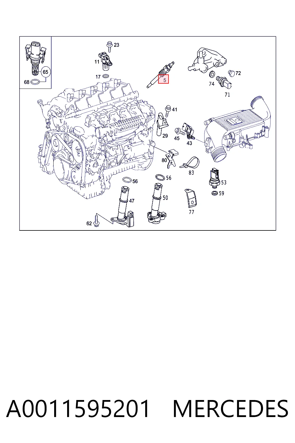 A0011595201 Mercedes