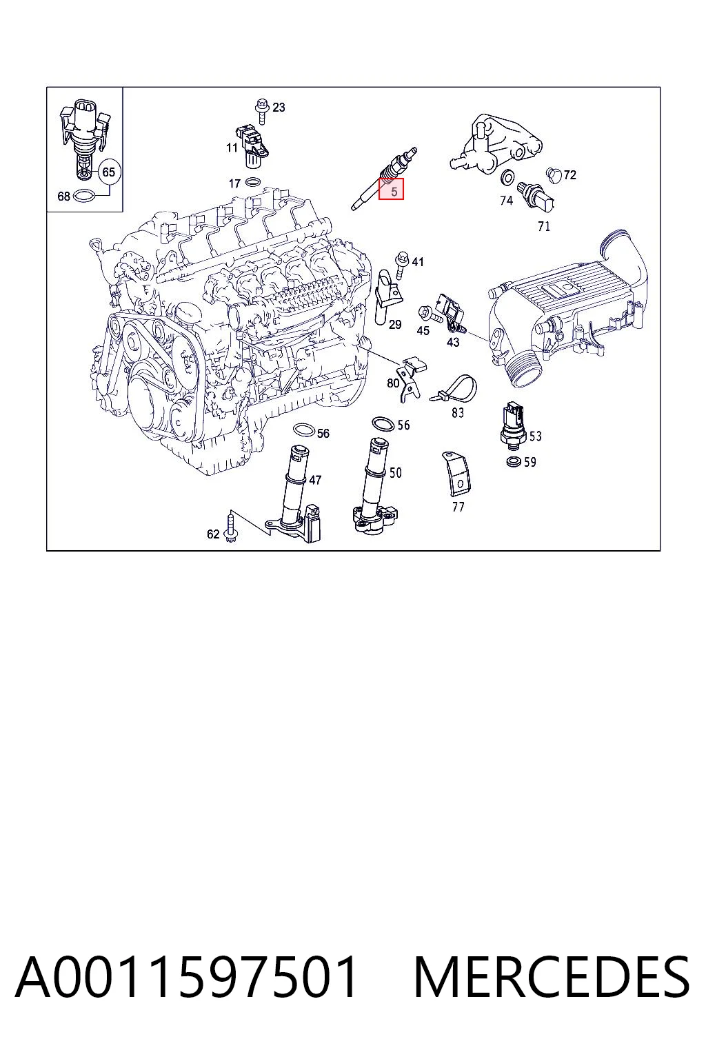 A0011597501 Mercedes