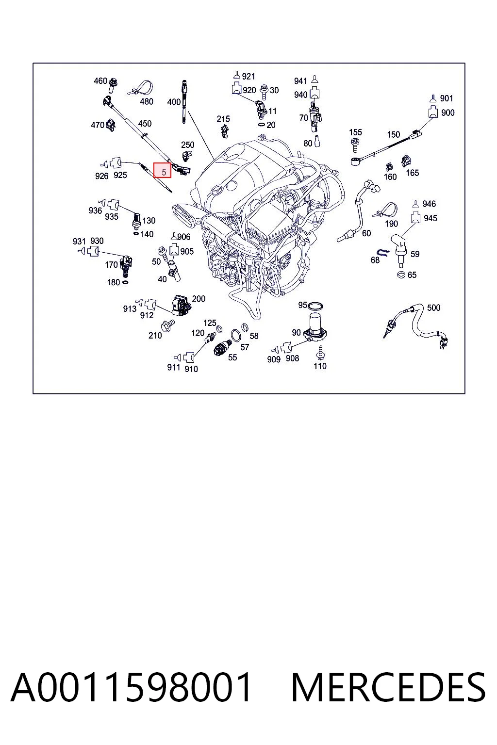 A0011598001 Mercedes