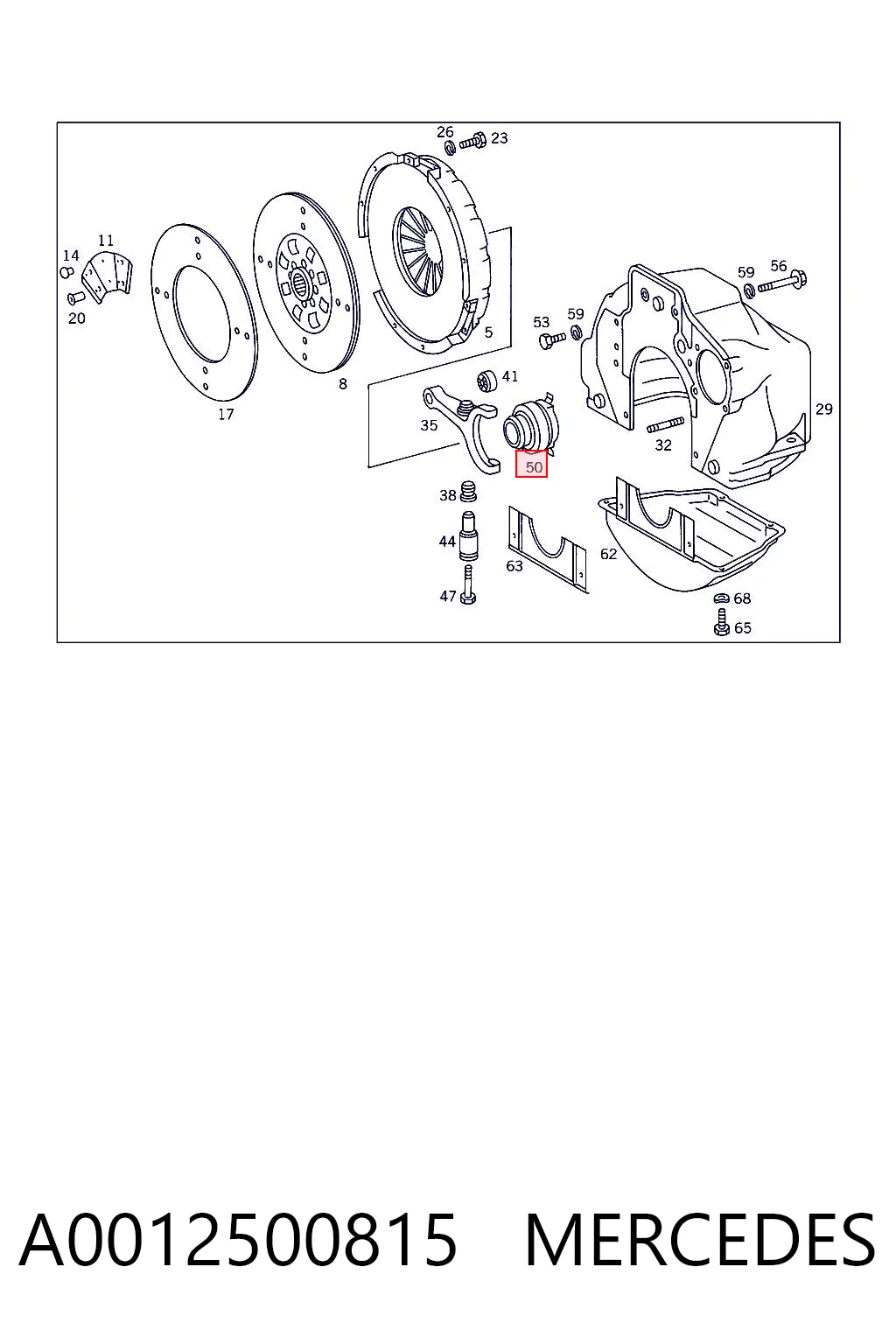 A0012500815 Mercedes