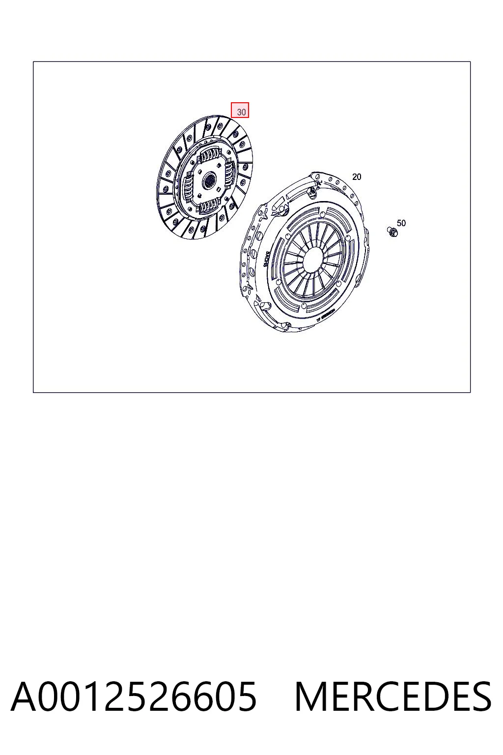 Disco de embrague para Smart FORTWO  451