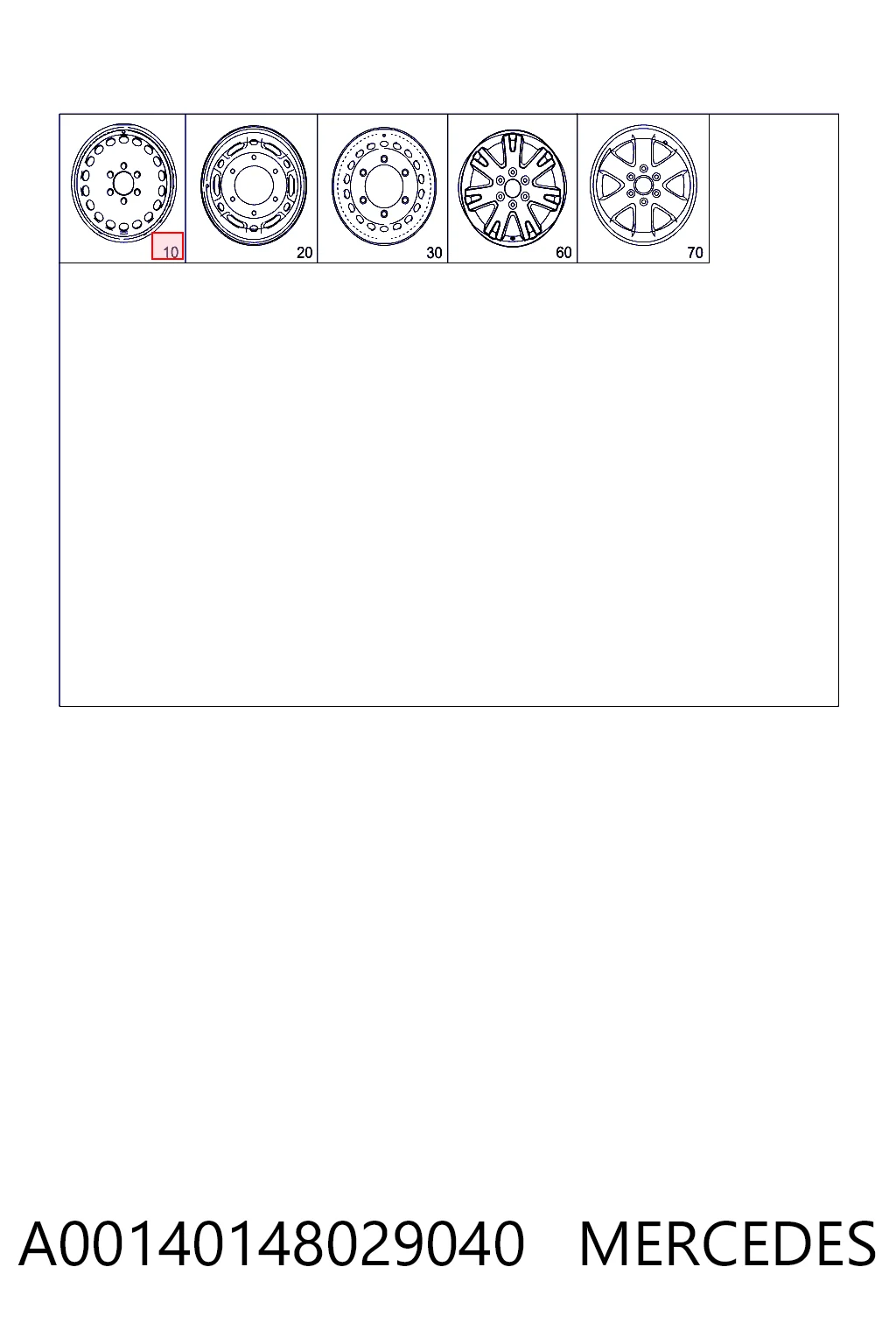 A00140148029040 Mercedes