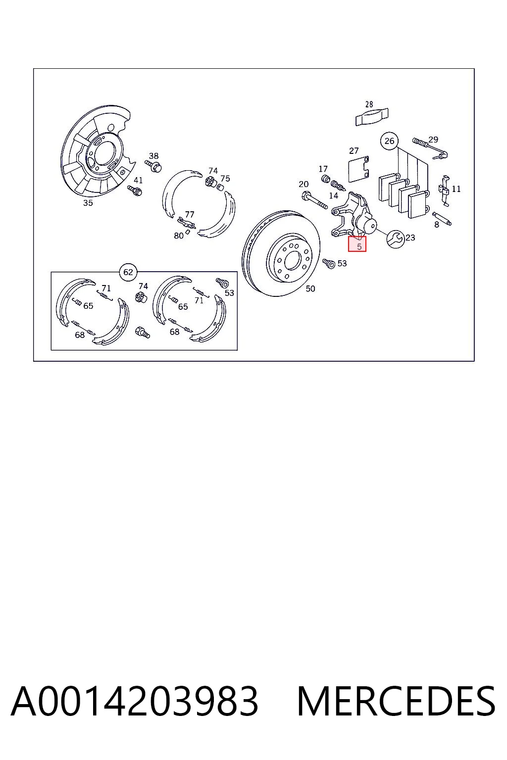 A0014203983 Mercedes