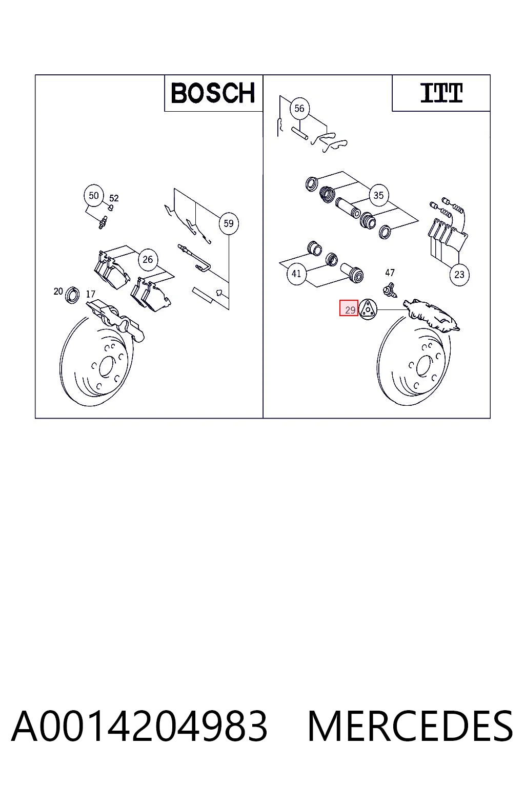 A0014204983 Mercedes