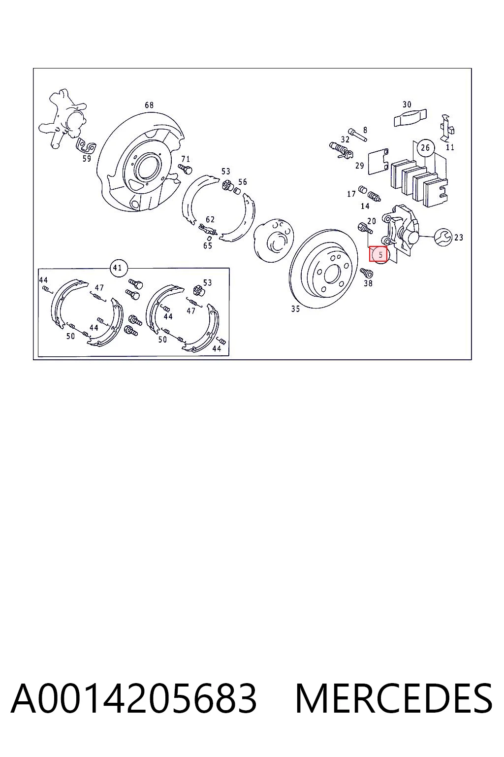 A0014205683 Mercedes