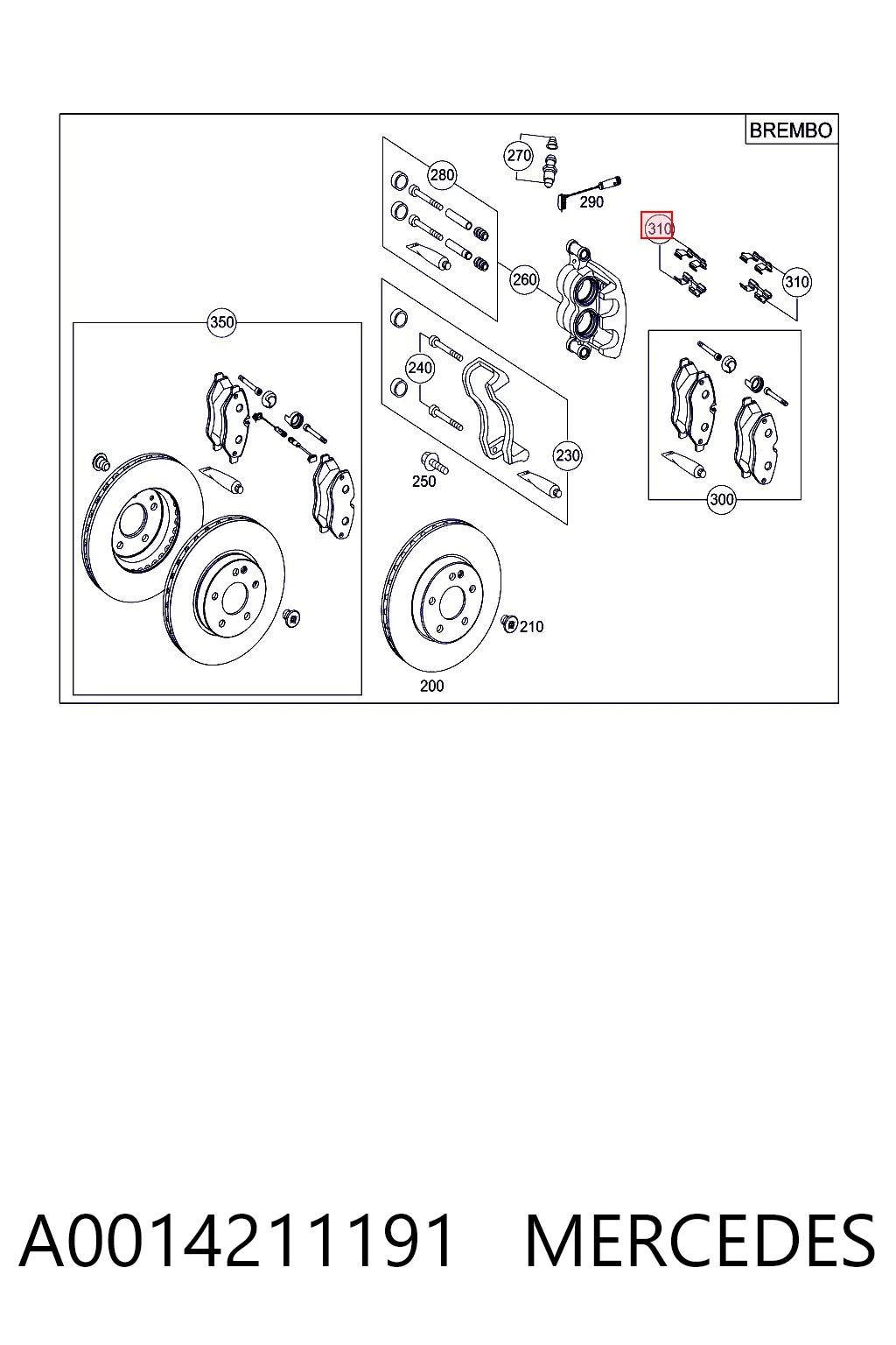 A0014211191 Mercedes