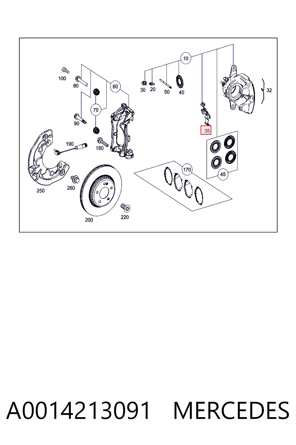 A0014213091 Mercedes