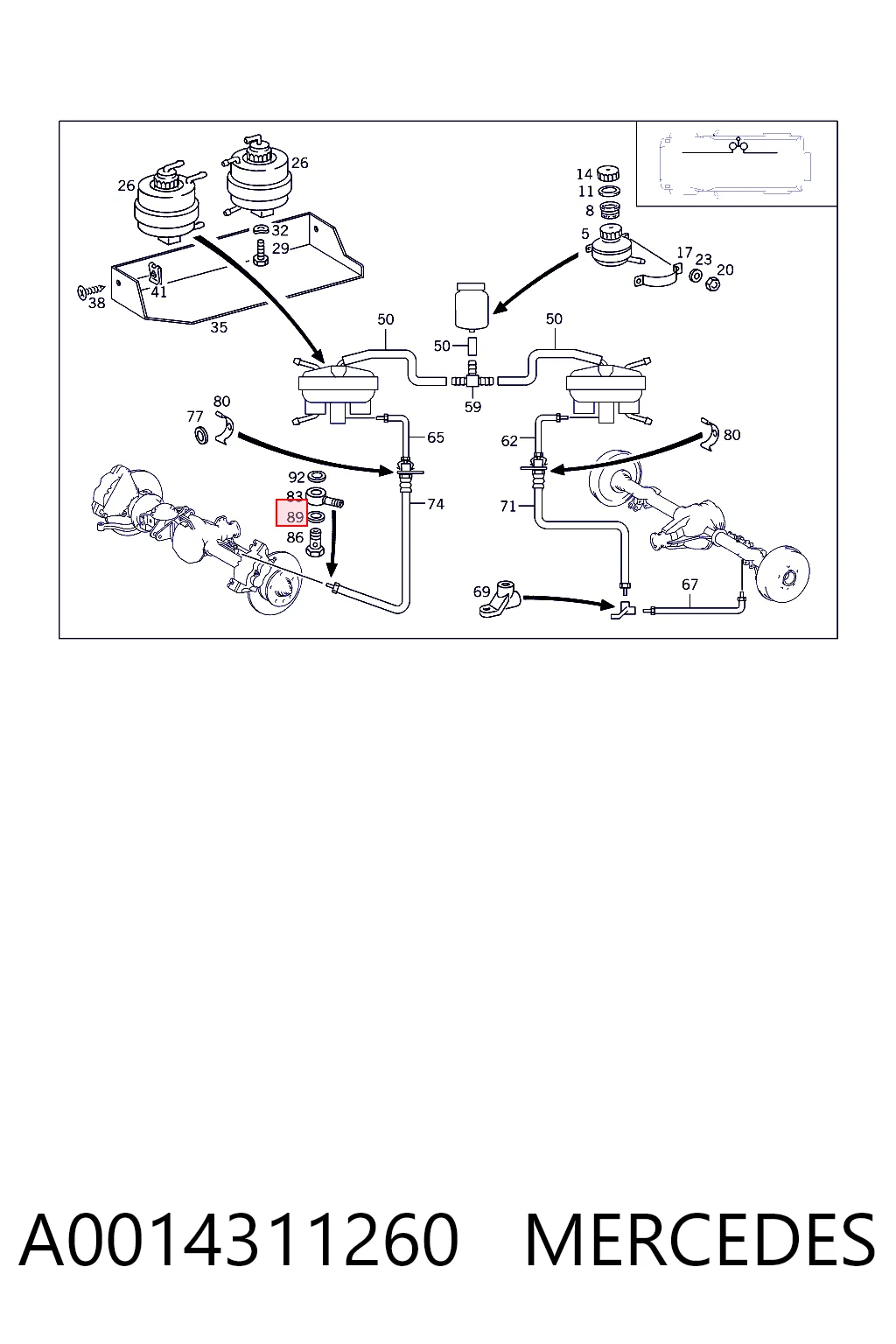 A0014311260 Mercedes
