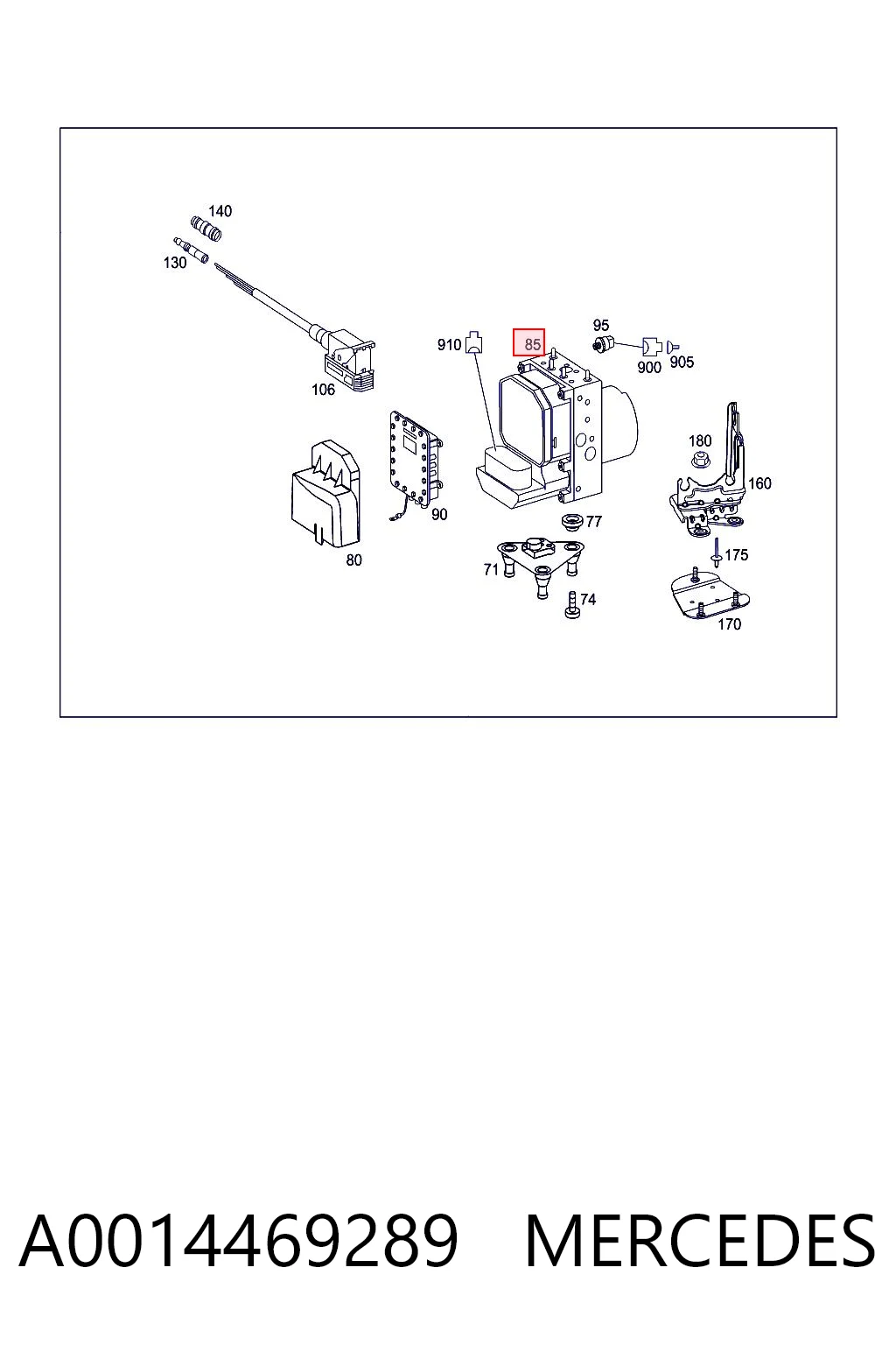 A0014469289 Mercedes