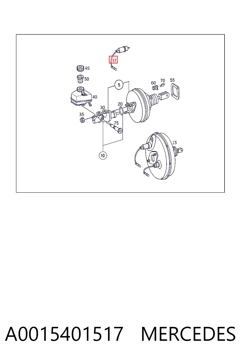 A0015401517 Mercedes