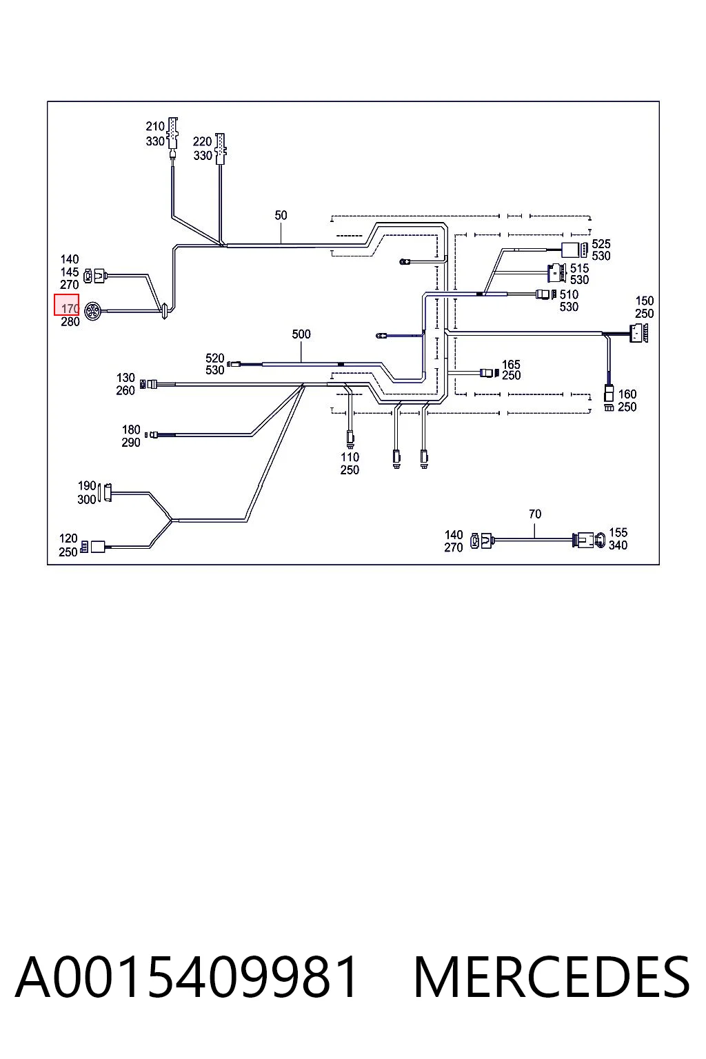 A0015409981 Mercedes