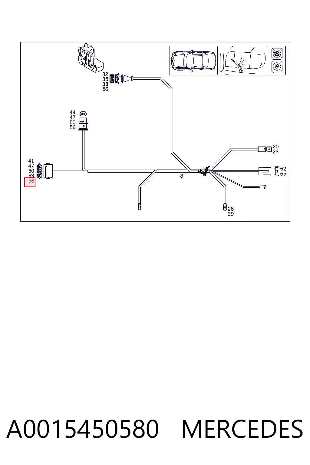A0015450580 Mercedes