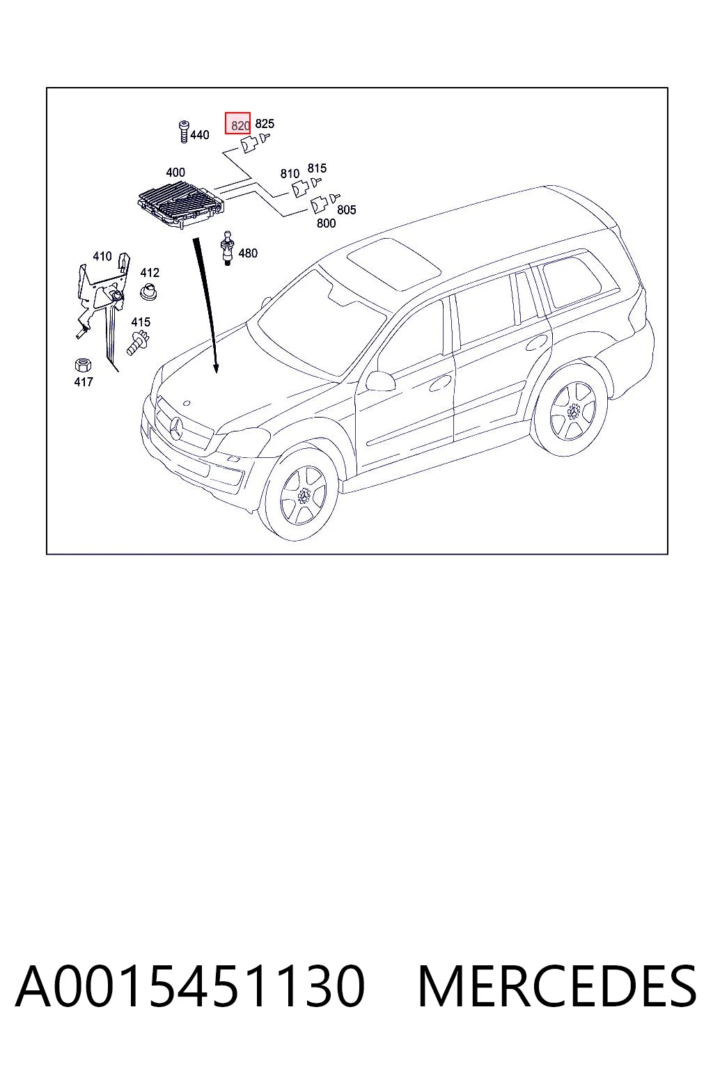A0015451130 Mercedes