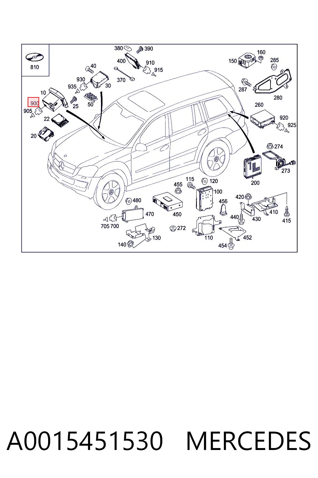A0015451530 Mercedes