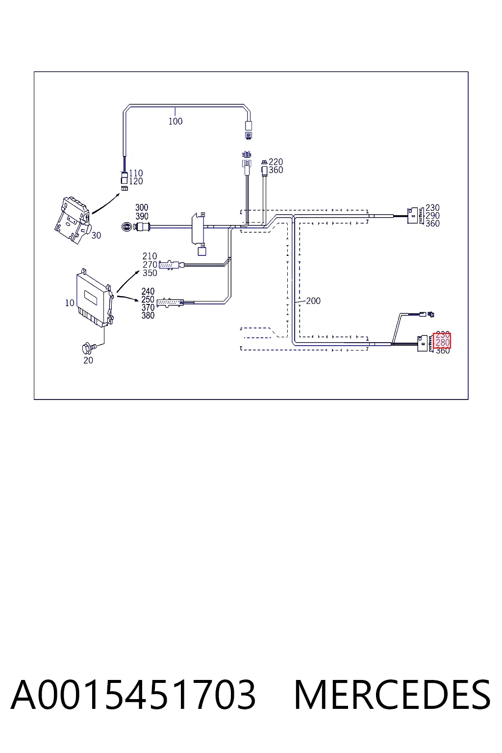 A0015451703 Mercedes