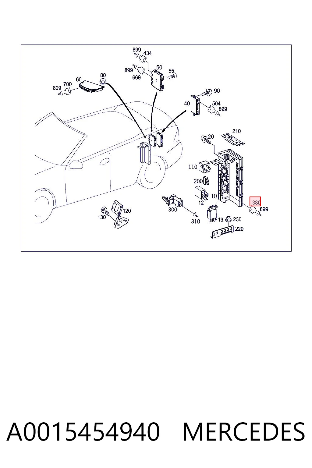 A0015454940 Mercedes