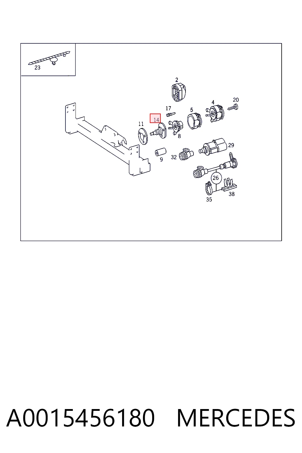 A0015456180 Mercedes