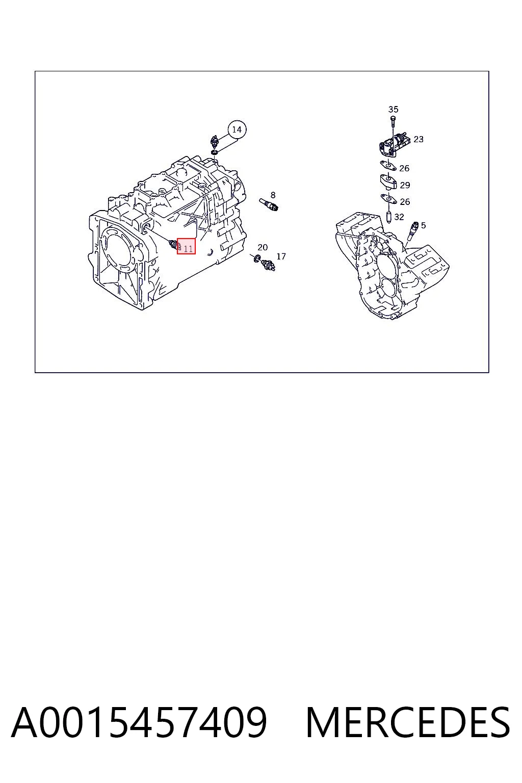 A0015457409 Mercedes