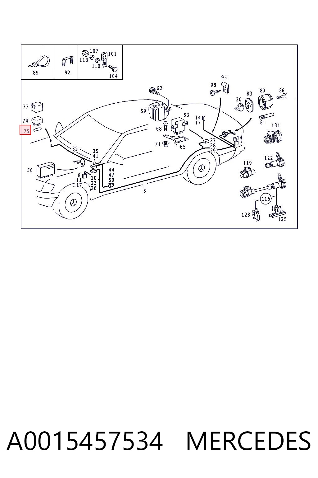 A0015457534 MERCEDES