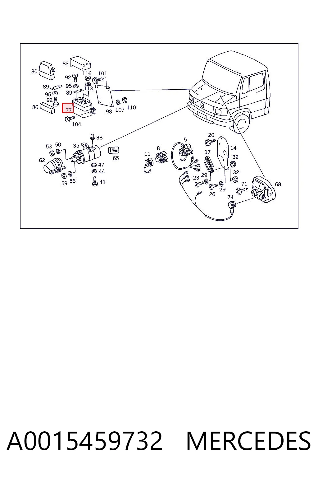 A0015459732 Mercedes