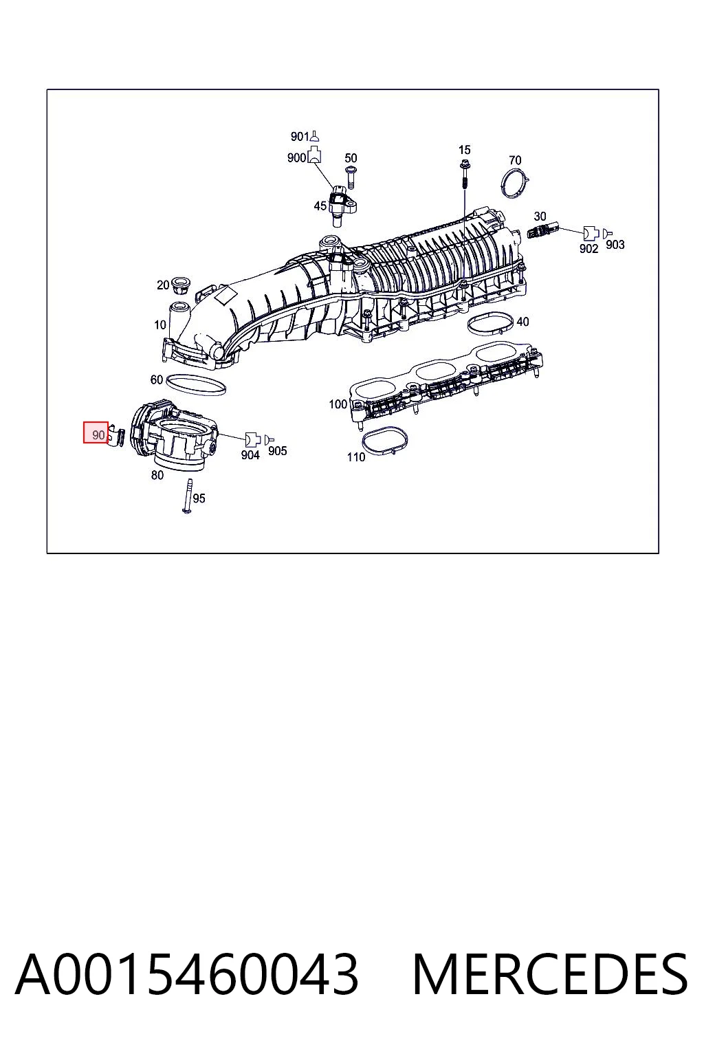 A0015460043 Mercedes