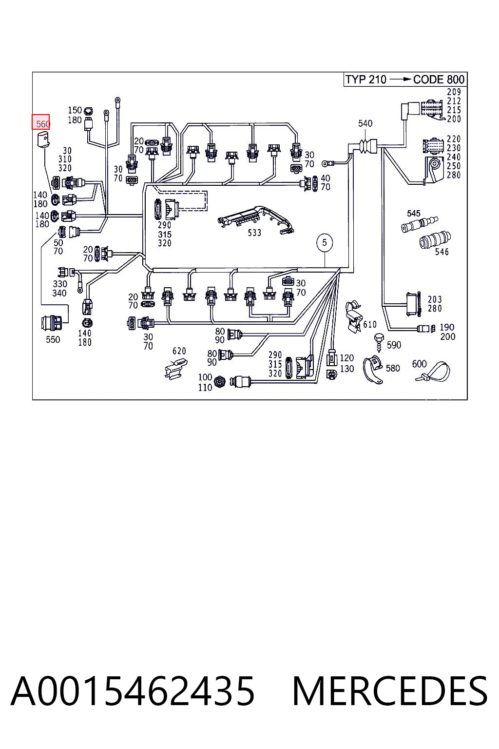 A0015462435 Mercedes