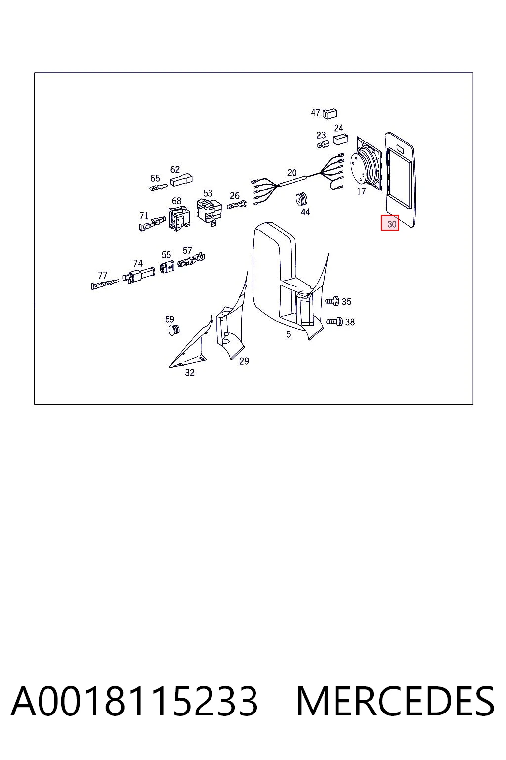 A0018115233 Mercedes