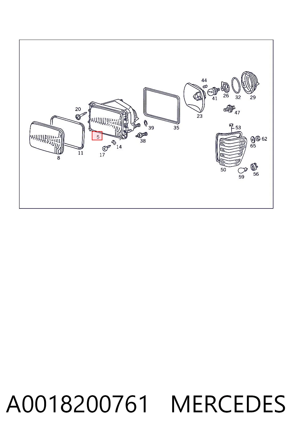 Comprar Faro izquierdo Mercedes Bus 207-310  601