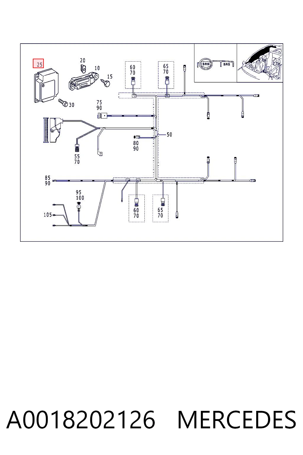 A0018202126 Mercedes