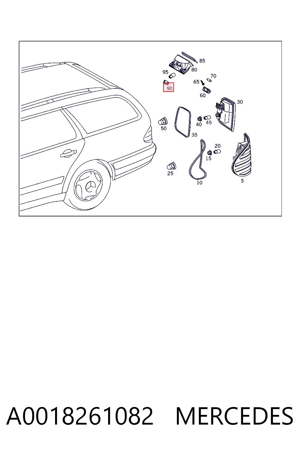 A0018261082 Mercedes