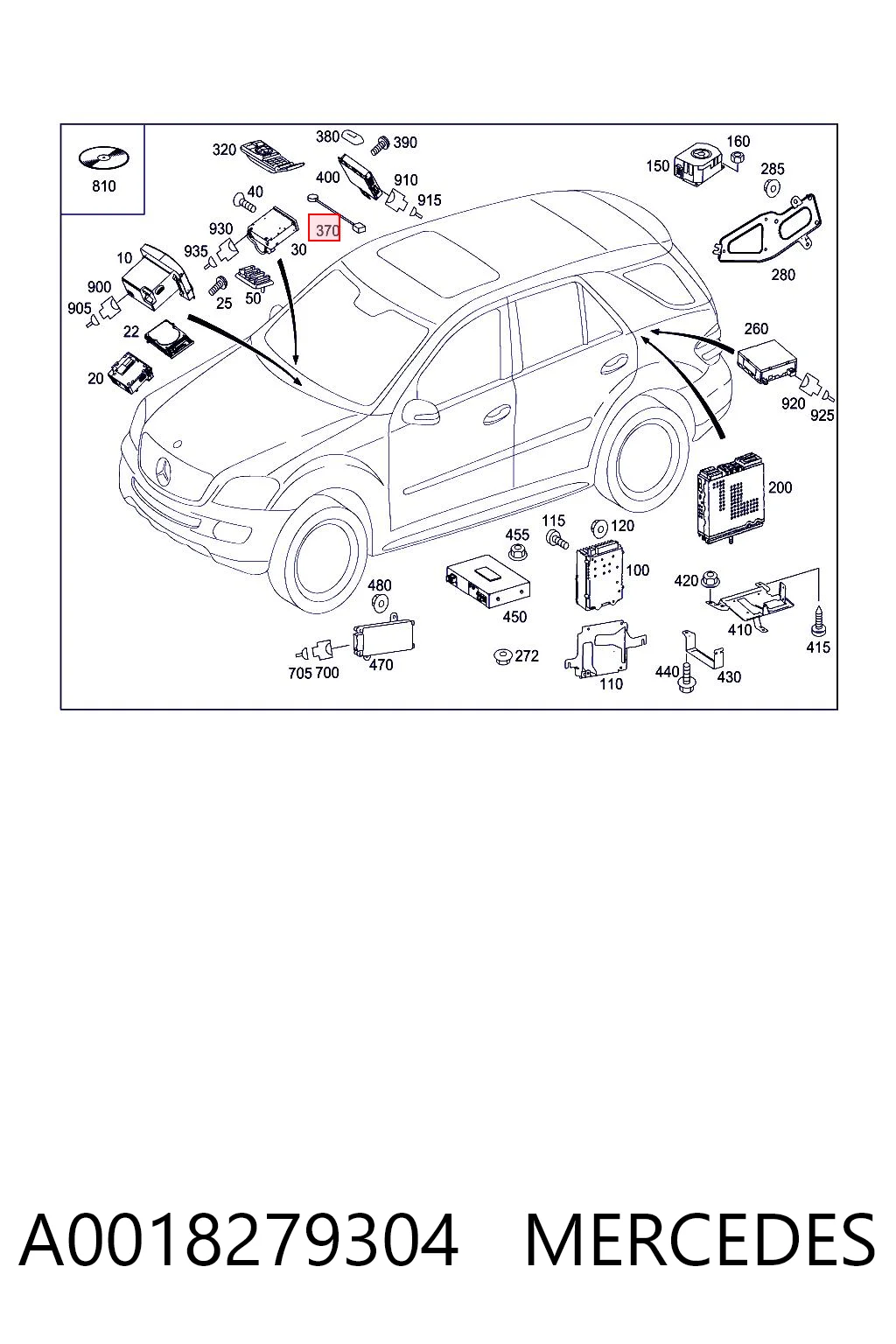 A0018279304 Mercedes