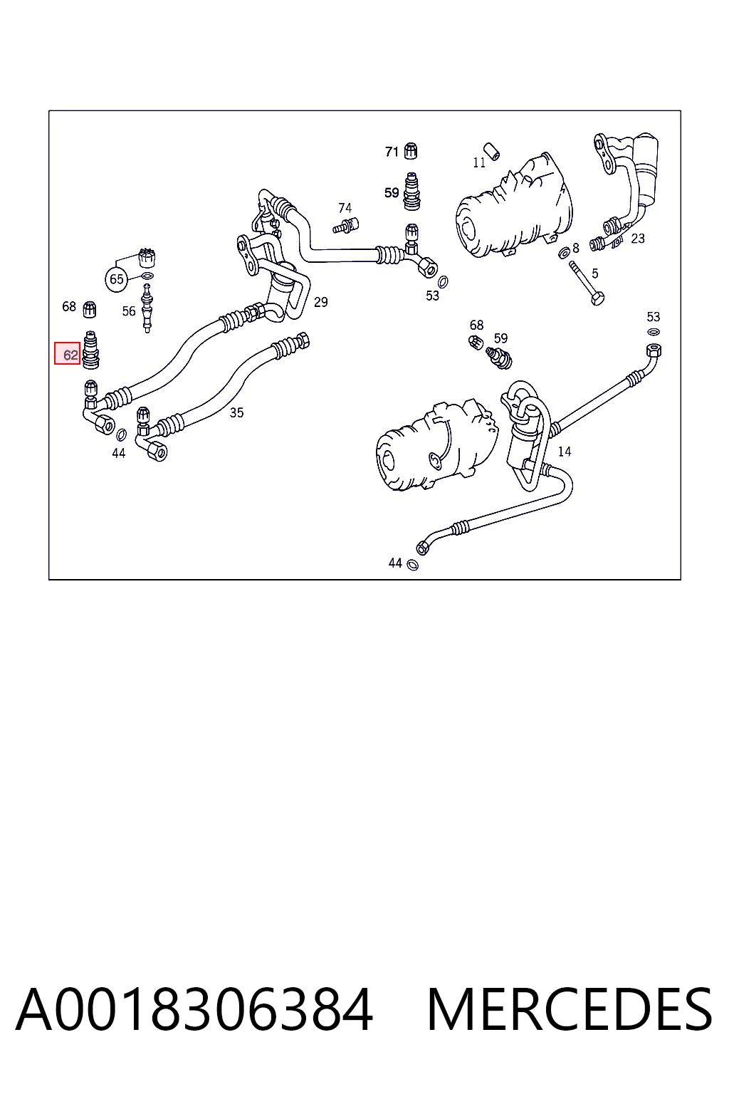 A0018306384 Mercedes