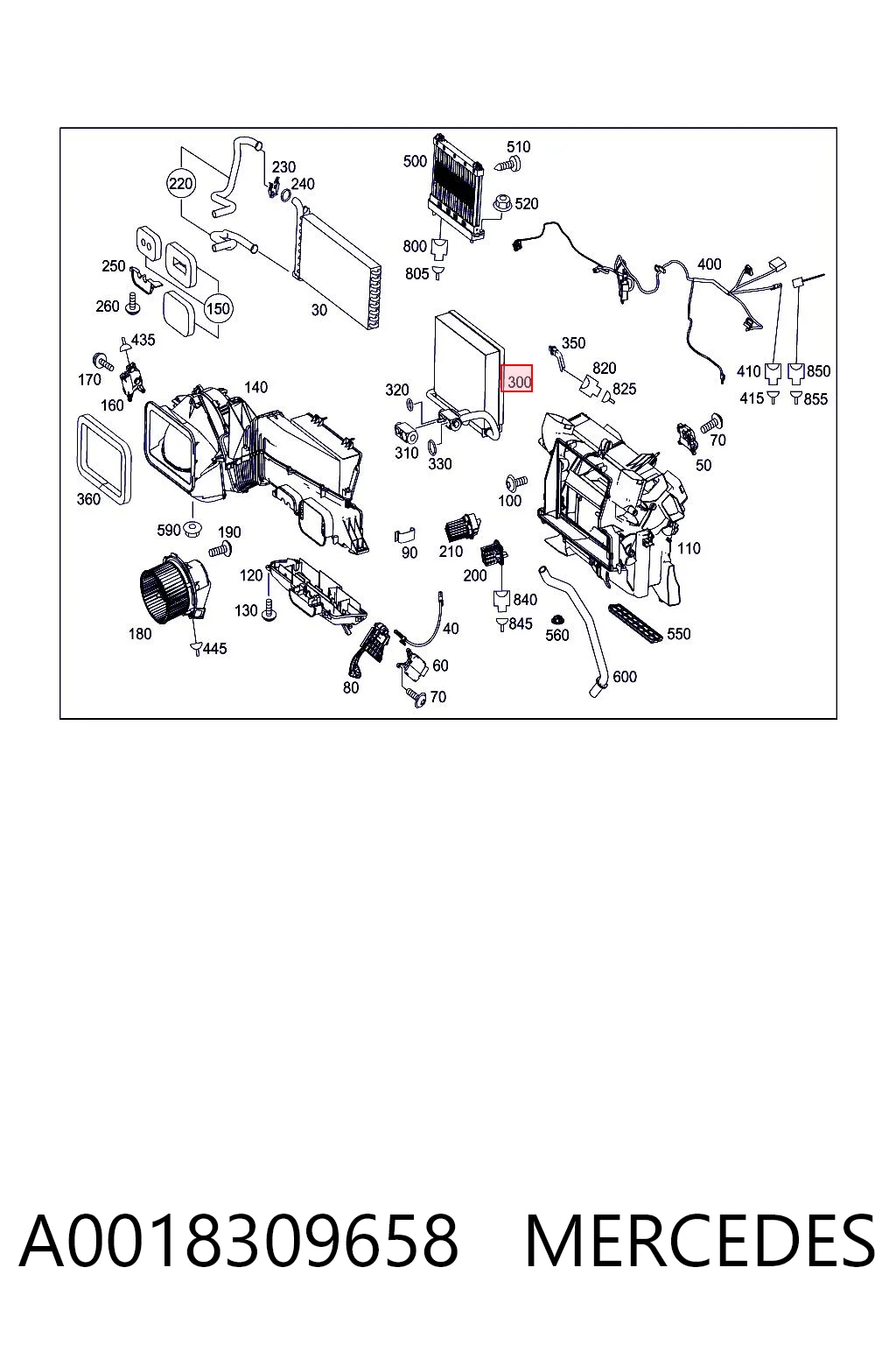 Comprar K68012685AA Fiat/Alfa/Lancia Evaporador de aire acondicionado