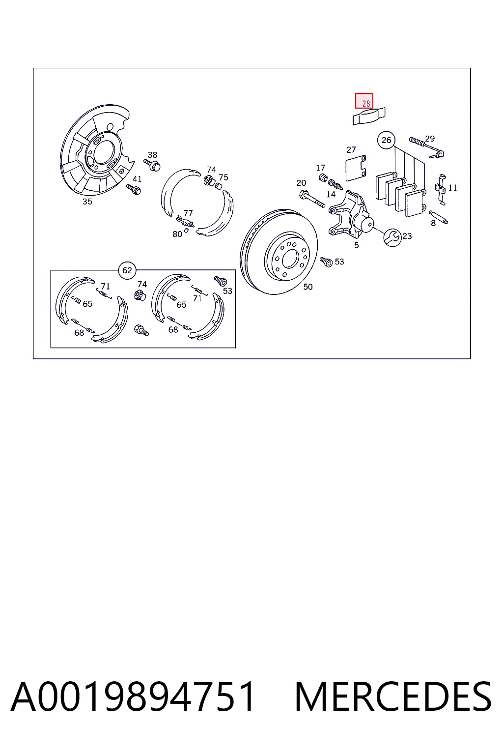 A0019894751 Mercedes