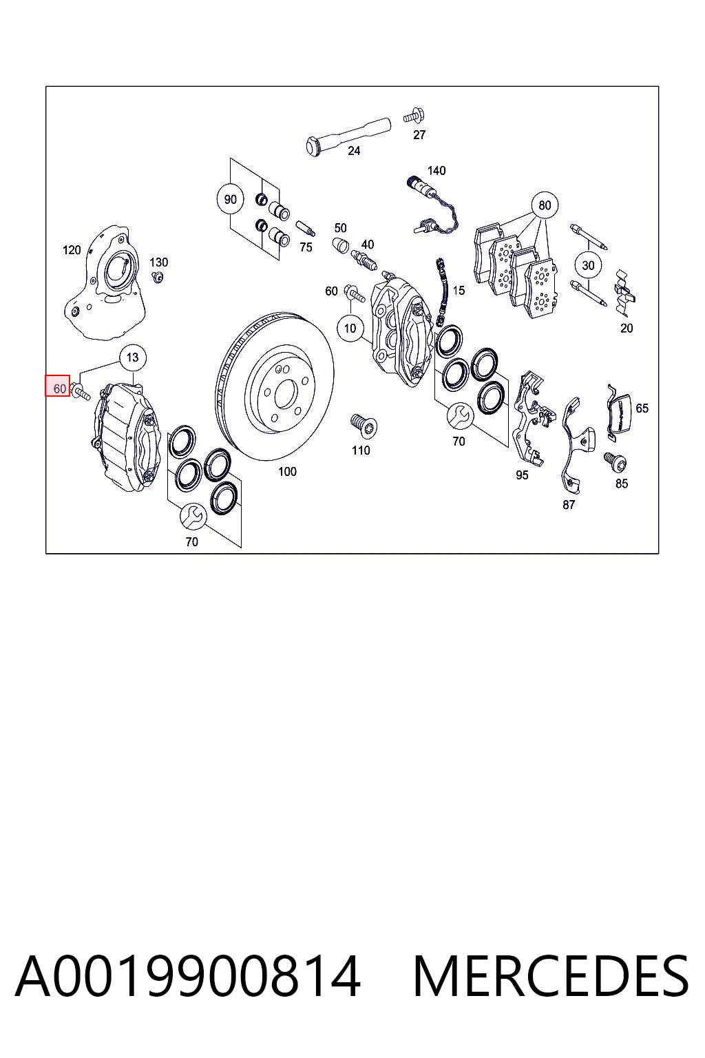 A0019900814 Mercedes