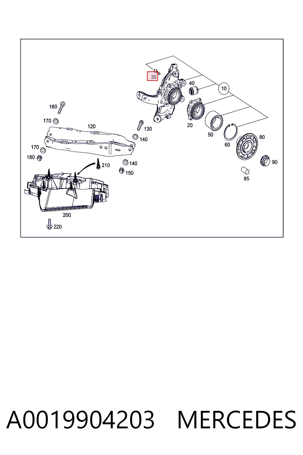 A0019904203 Mercedes