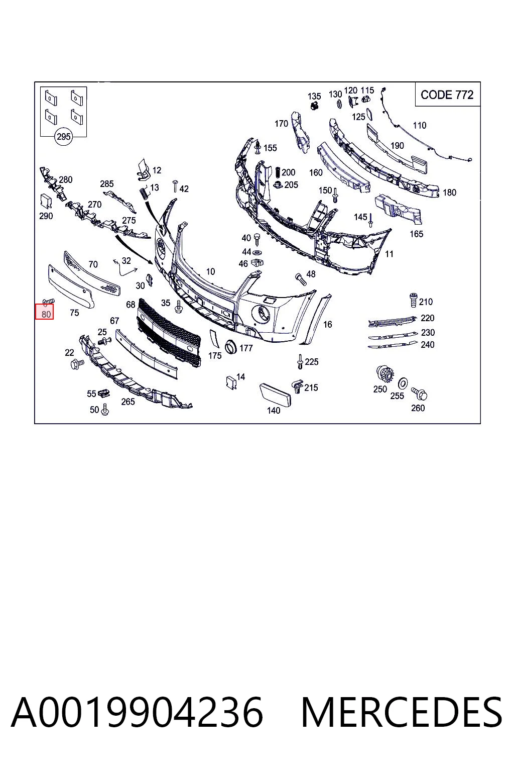A0019904236 Mercedes
